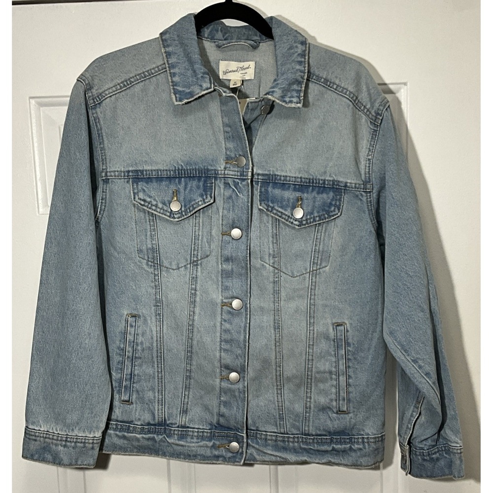 Universal Thread Jean/Denim Bomber/Trucker Jacket Women's Size XS